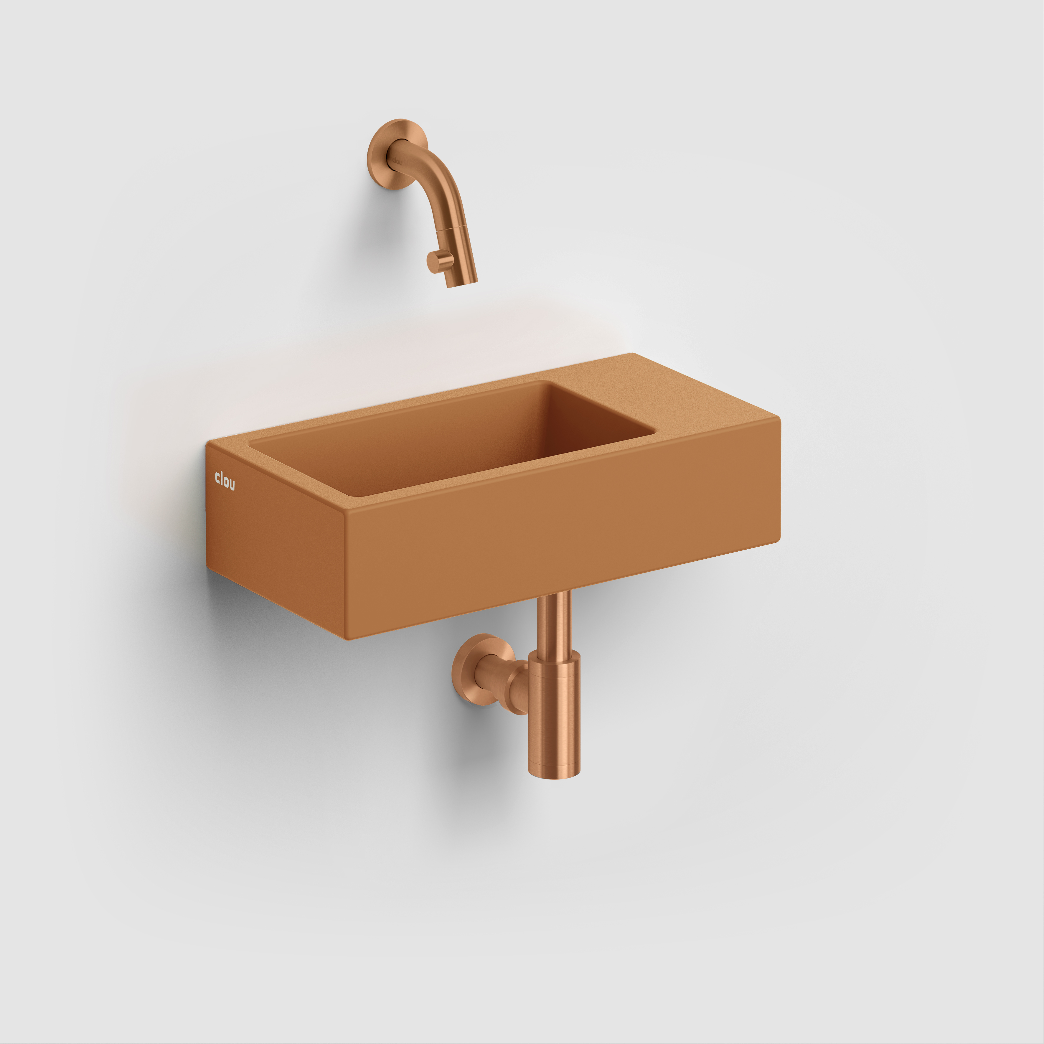 Clou Flush 3 fontein 36cm, zonder kraangat rechts mat it zand ker